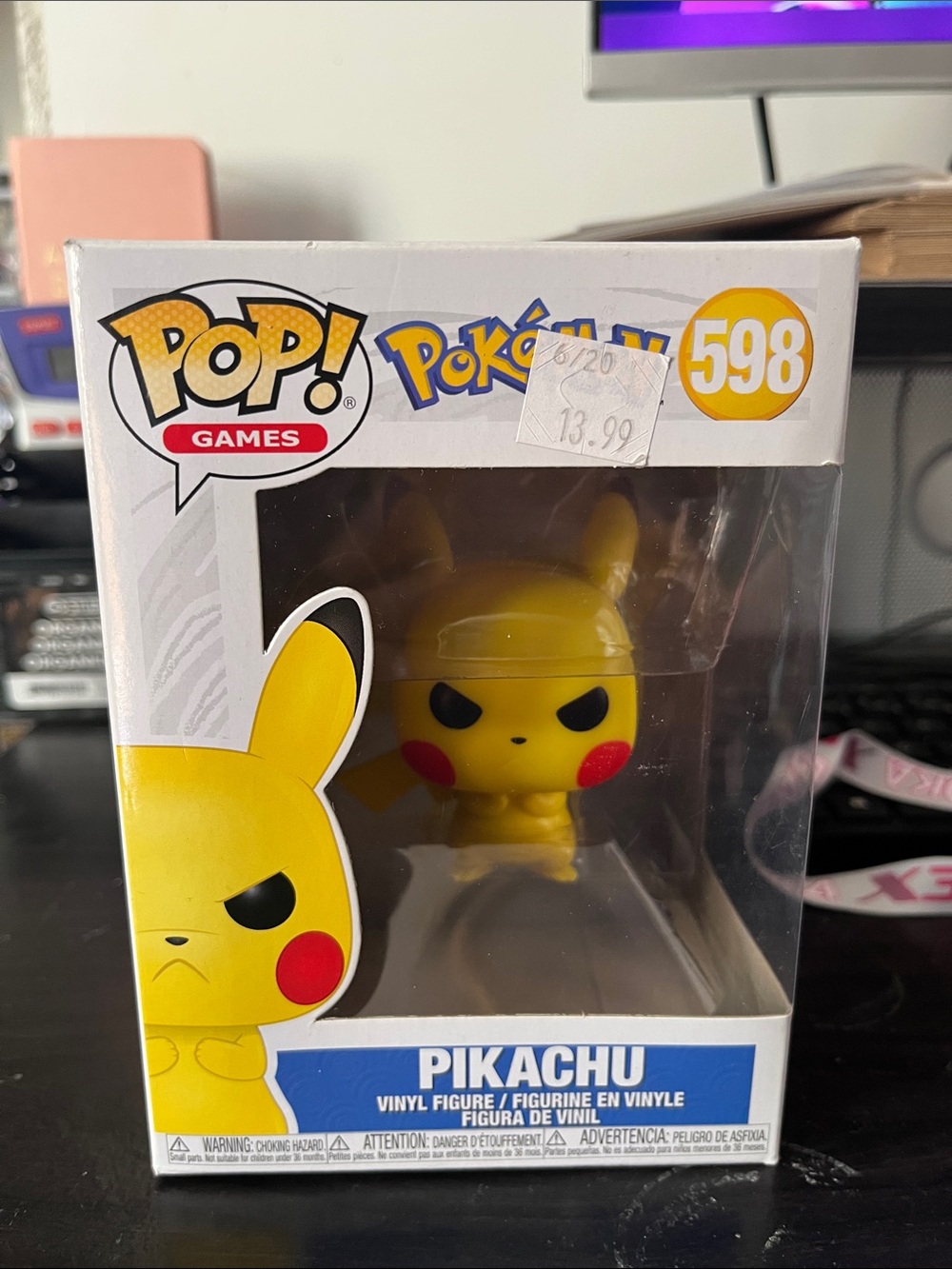 Funko Pikachu Yellow with Red Cheeks Vinyl Figure